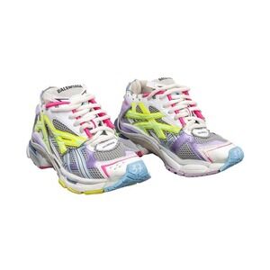 Balenciaga Runner Sneakers EU 37 Multi-Color Distressed Trainer Women's US 7